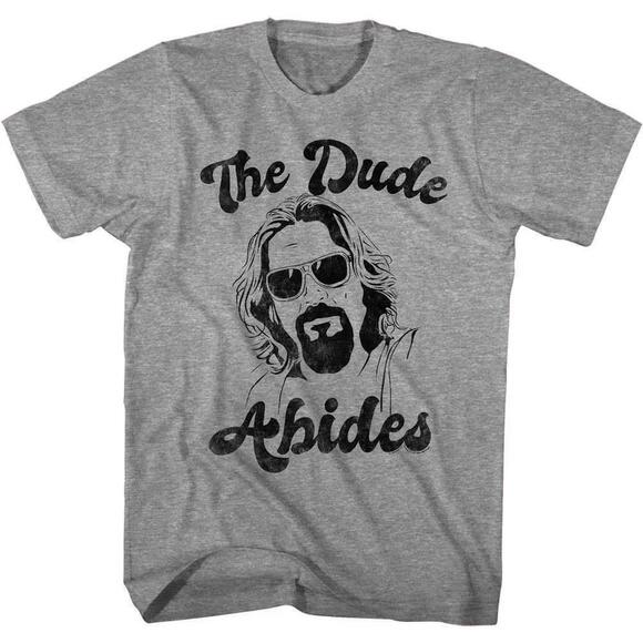 Brandi B Other - Big Lebowski The Dude Abides Iconic Movie Quote Retro Fan T-Shirt